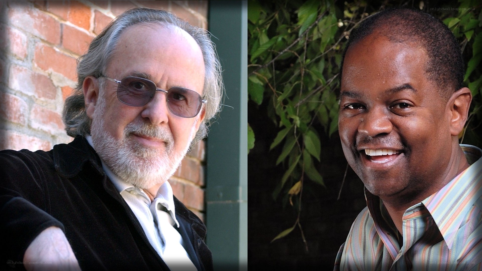 two men in portraits