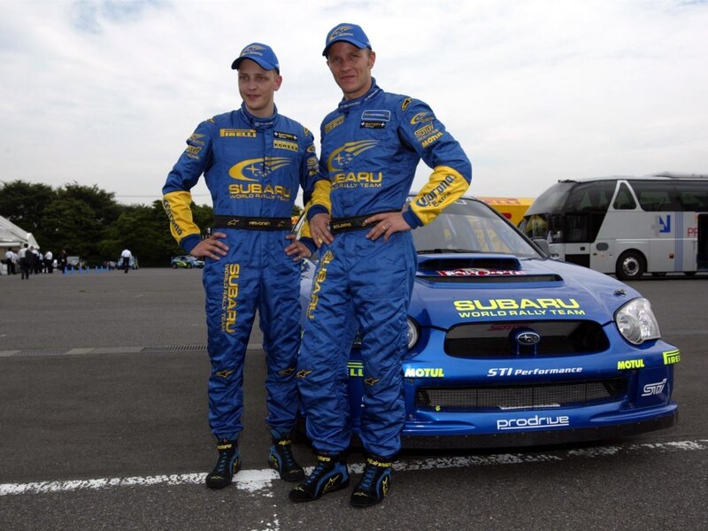 Two Men in Racing Suits