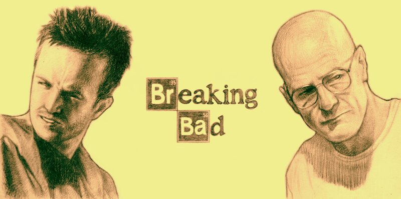 Two Men in Sketch Style