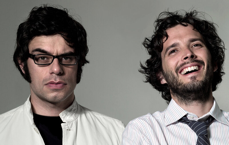 two men in studio portrait