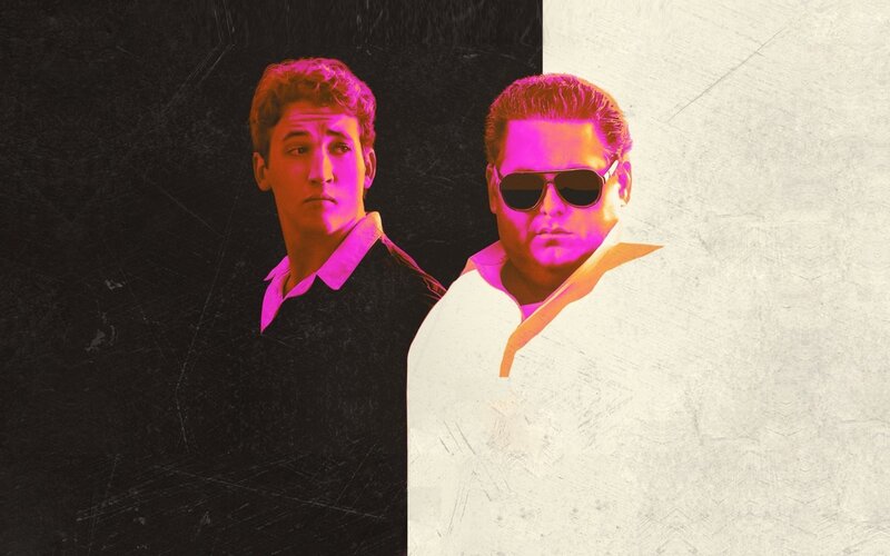 two men in stylized portrait