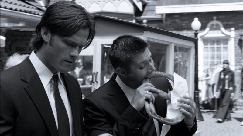 Two Men in Suits — Black, Dramatic, Afternoon