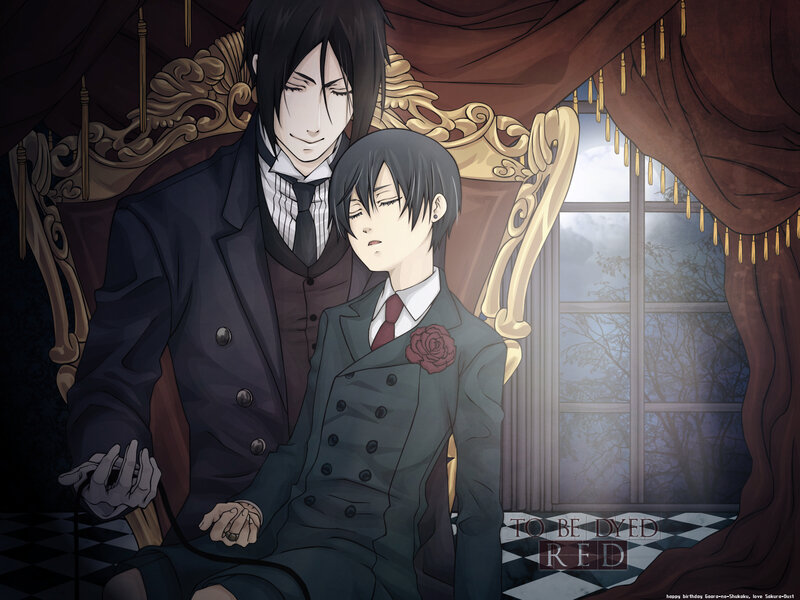 Two Men in Suits — Black, Dramatic, Night