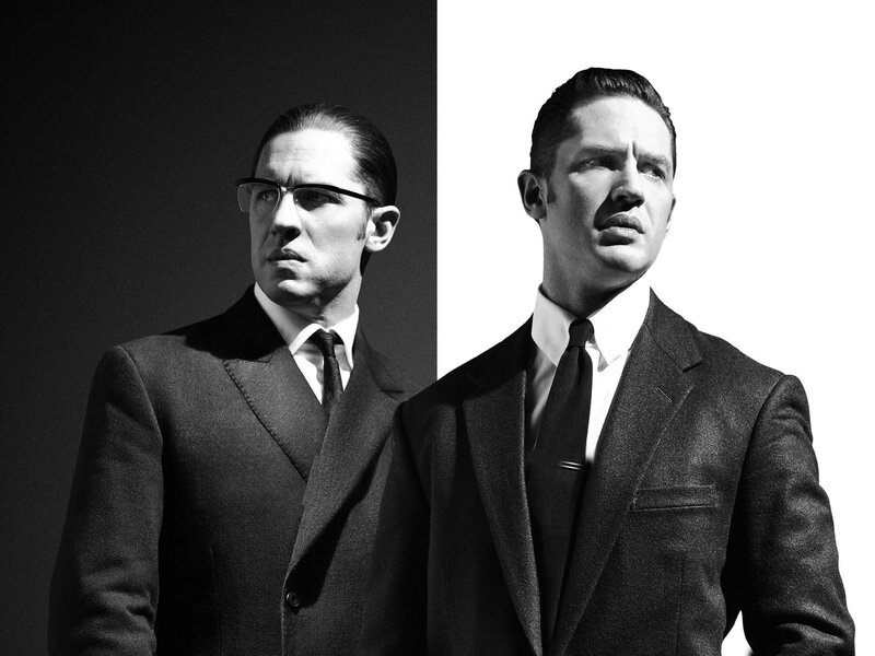 Two Men in Suits — Black, Dramatic, Photograph, Glasses