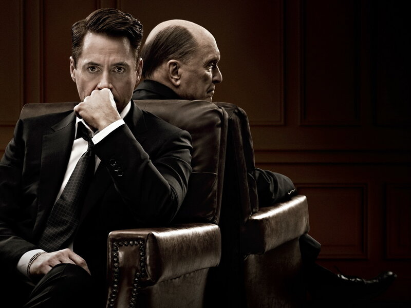 Two Men in Suits — Black, Dramatic, Photograph, Leather Chairs