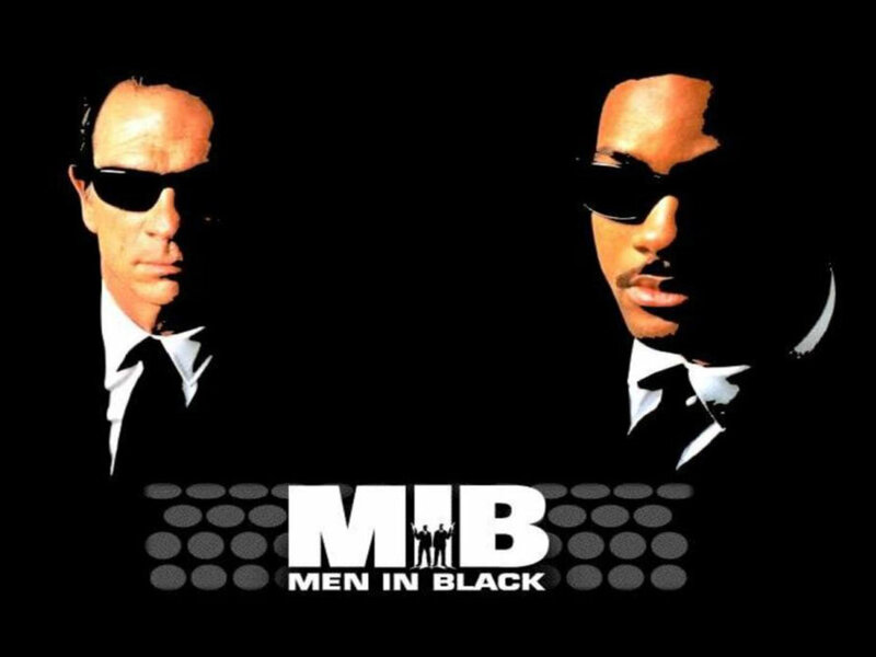 Two Men in Suits — Black, Dramatic, Photograph, Sunglasses, Ties