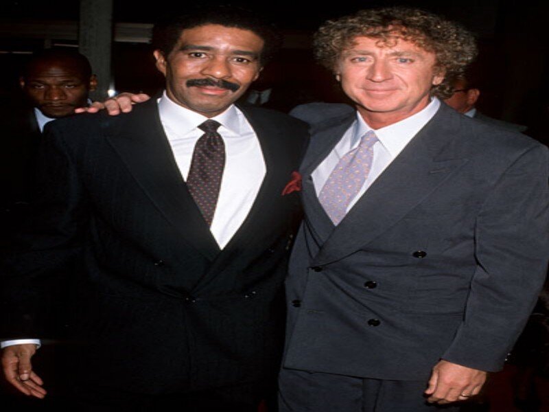 Two Men in Suits — Black, Formal, Night