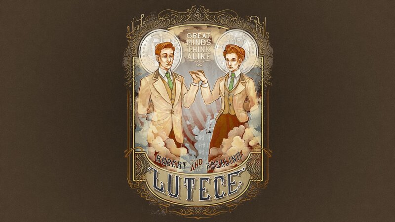 Two Men in Suits — Brown, Formal