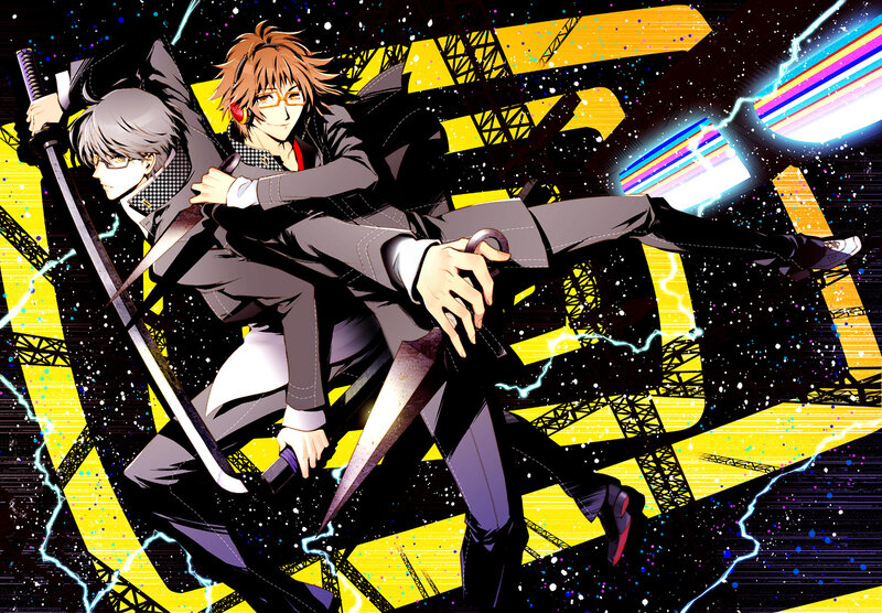 Two Men in Suits Fighting