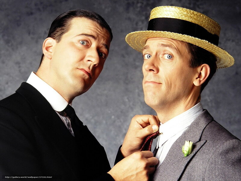 Two Men in Suits — Gray, Dramatic, Photograph