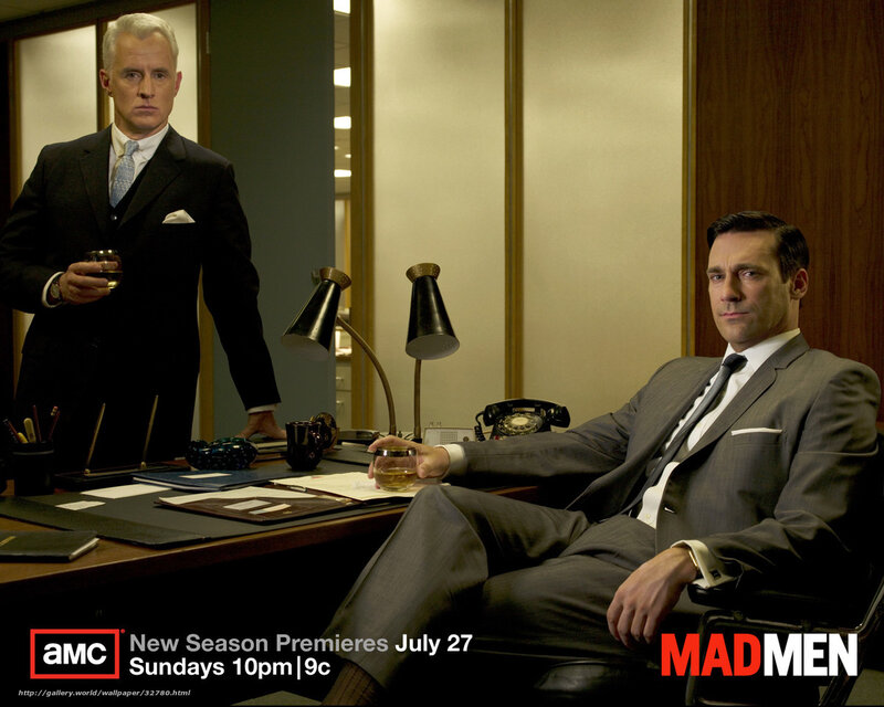 Two Men in Suits — Gray, Serious