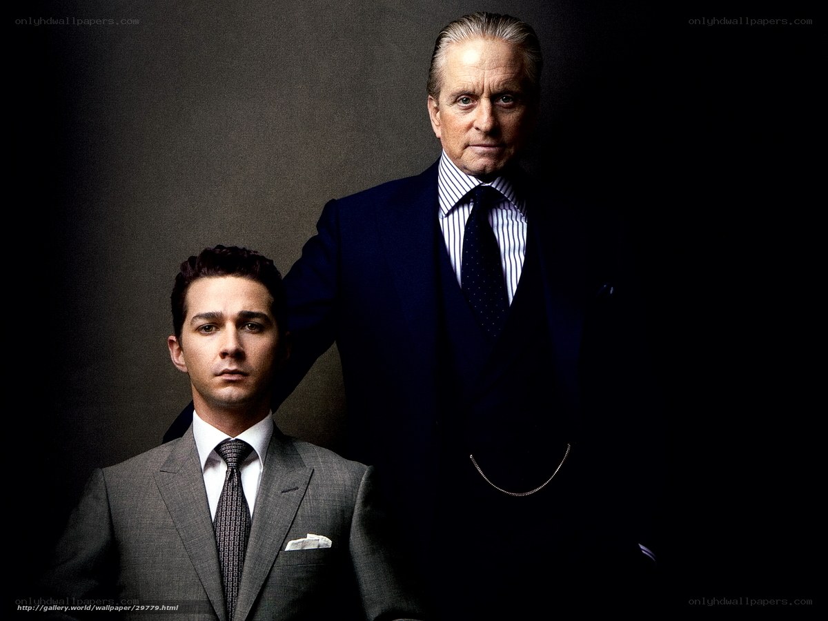 Two men in suits portrait