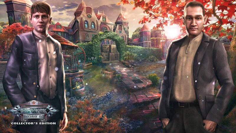 Two Men in Suits — Red, Dramatic, Autumn