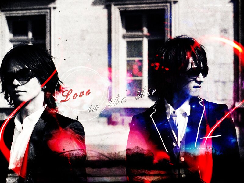Two Men in Suits — Red, Dramatic, Digital Art