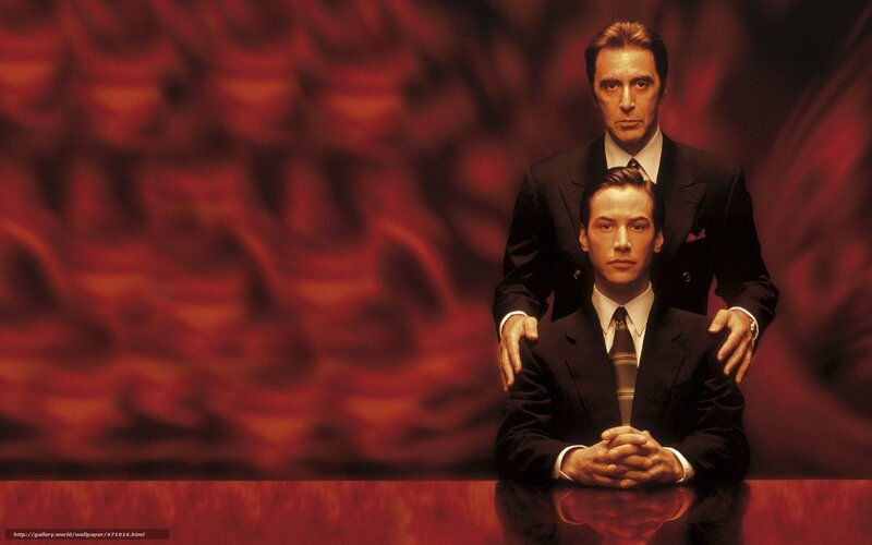 Two Men in Suits — Red, Dramatic, Photograph, Table, Red Background