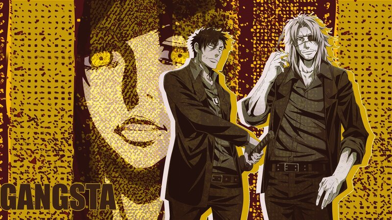 Two Men in Suits — Yellow, Dramatic