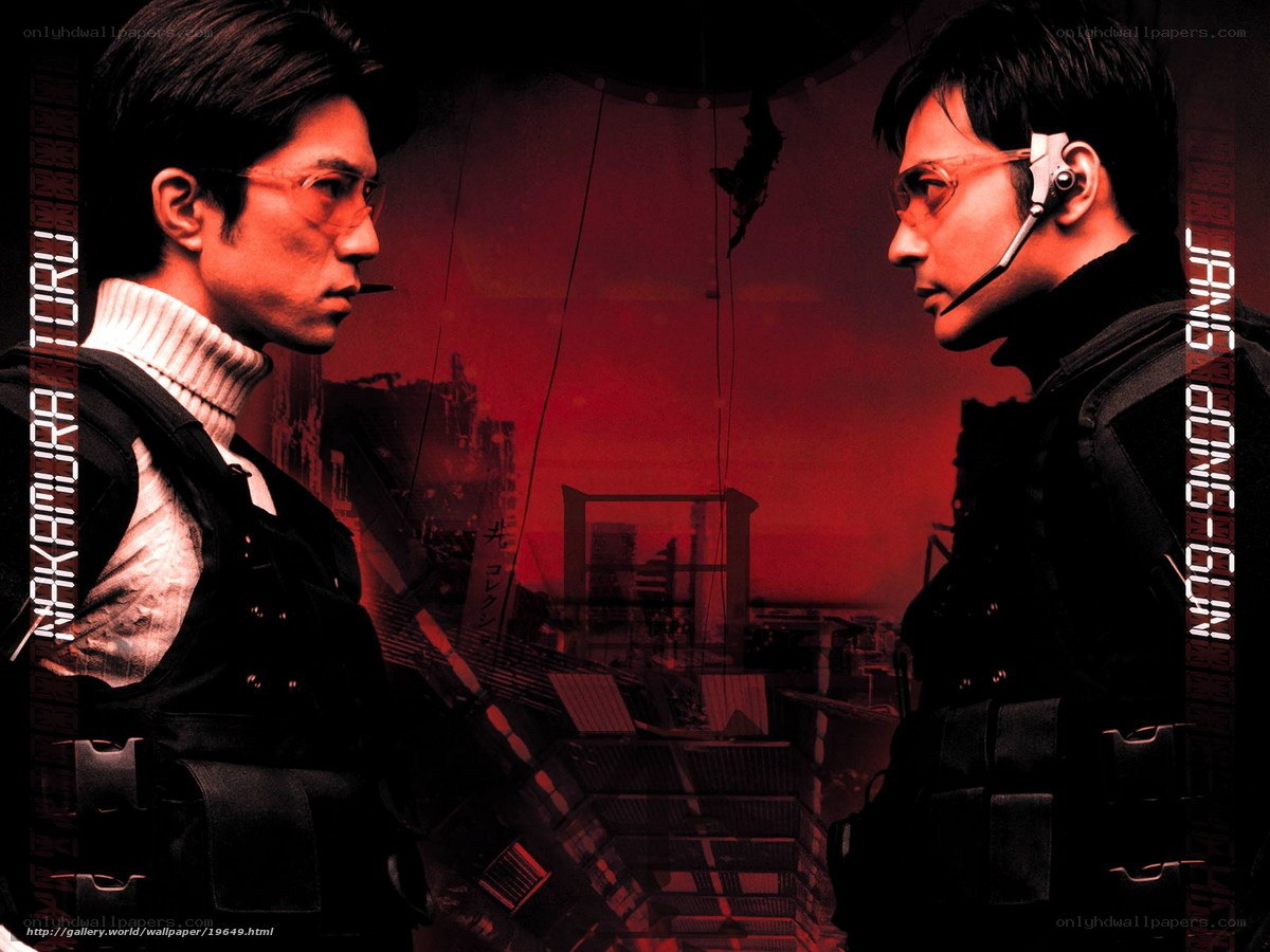 Two men in tactical gear facing off
