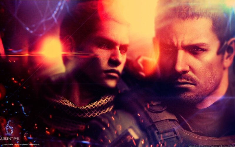 Two Men in Tactical Gear — Red