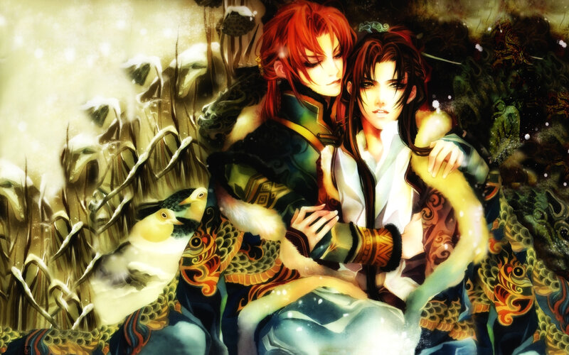 Two Men in Traditional Clothing
