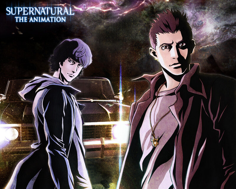 Two Men in Trench Coats — Black