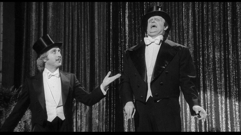 Two Men in Tuxedos — Black, Dramatic
