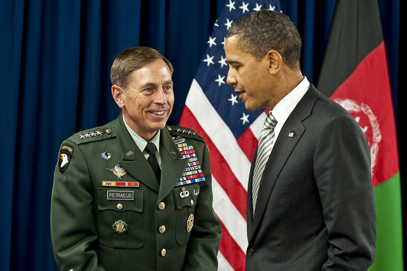 Two Men in Uniform and Suit