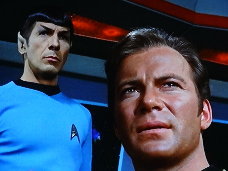 Two Men in Uniforms — Blue