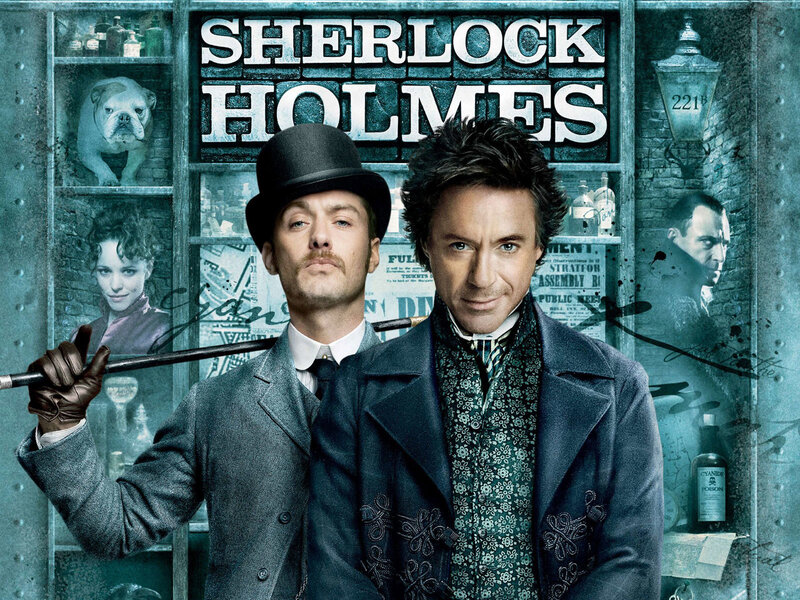 Two Men in Victorian Clothing — Blue