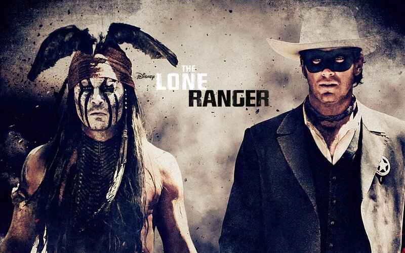 Two Men in Western Attire — Brown, Dramatic