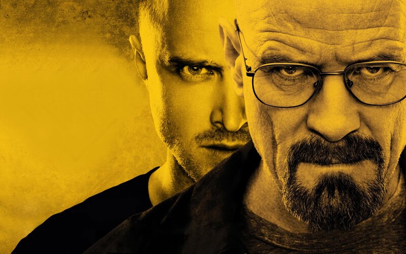 Two Men in Yellow Tint — Dramatic, Photograph, Glasses