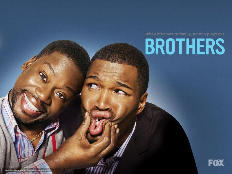 Two Men Making Faces