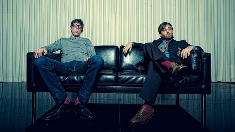 Two Men on a Couch — Black, Neutral