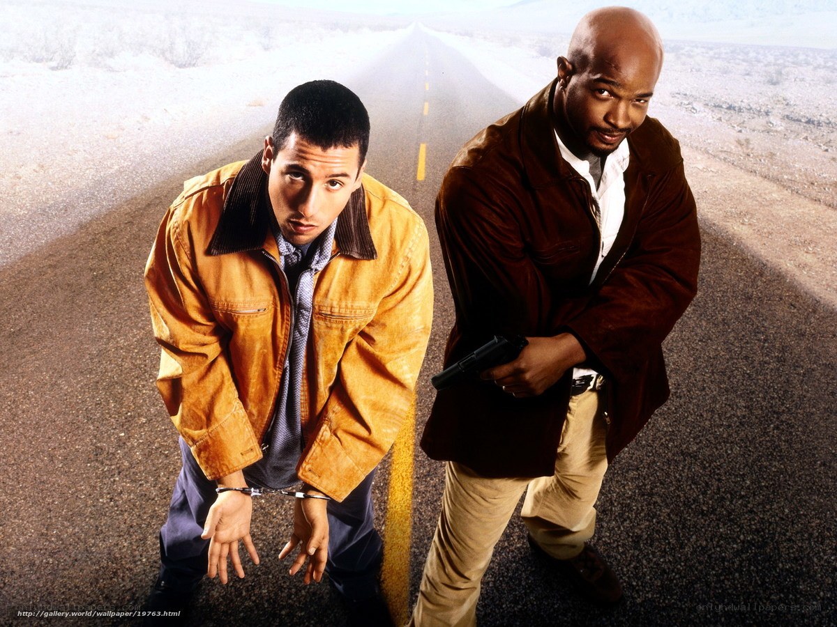 Two men on a desert road
