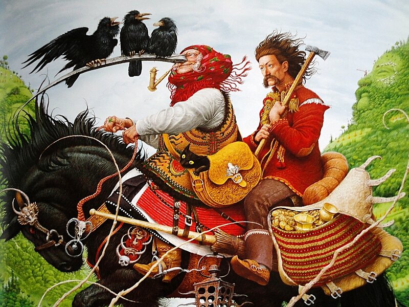 Two Men on a Horse