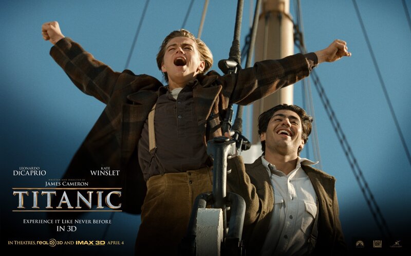 Two Men on a Ship — Blue, Joyful