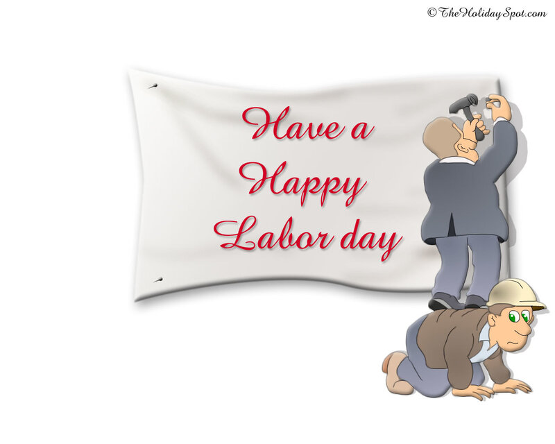 Two Men on Banner