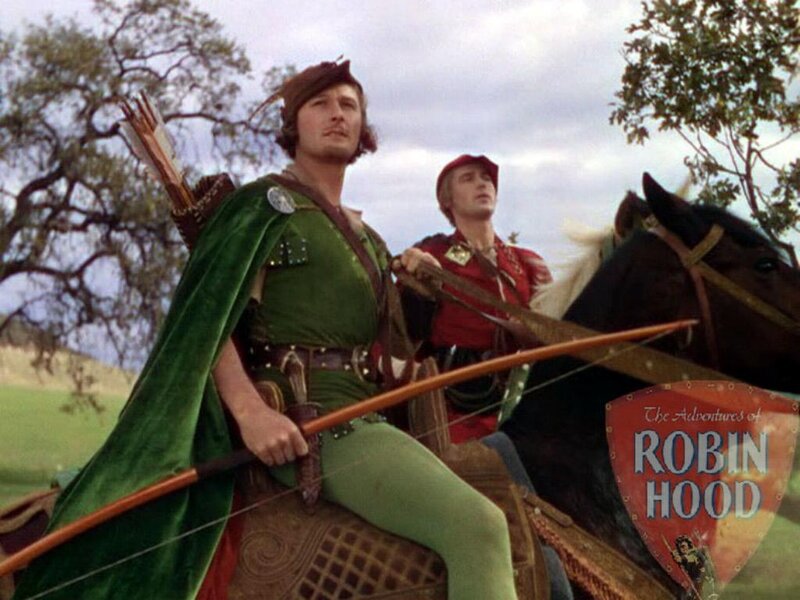 Two Men on Horseback — Green