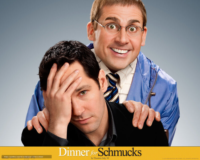 Two Men Posing — Blue, Humorous