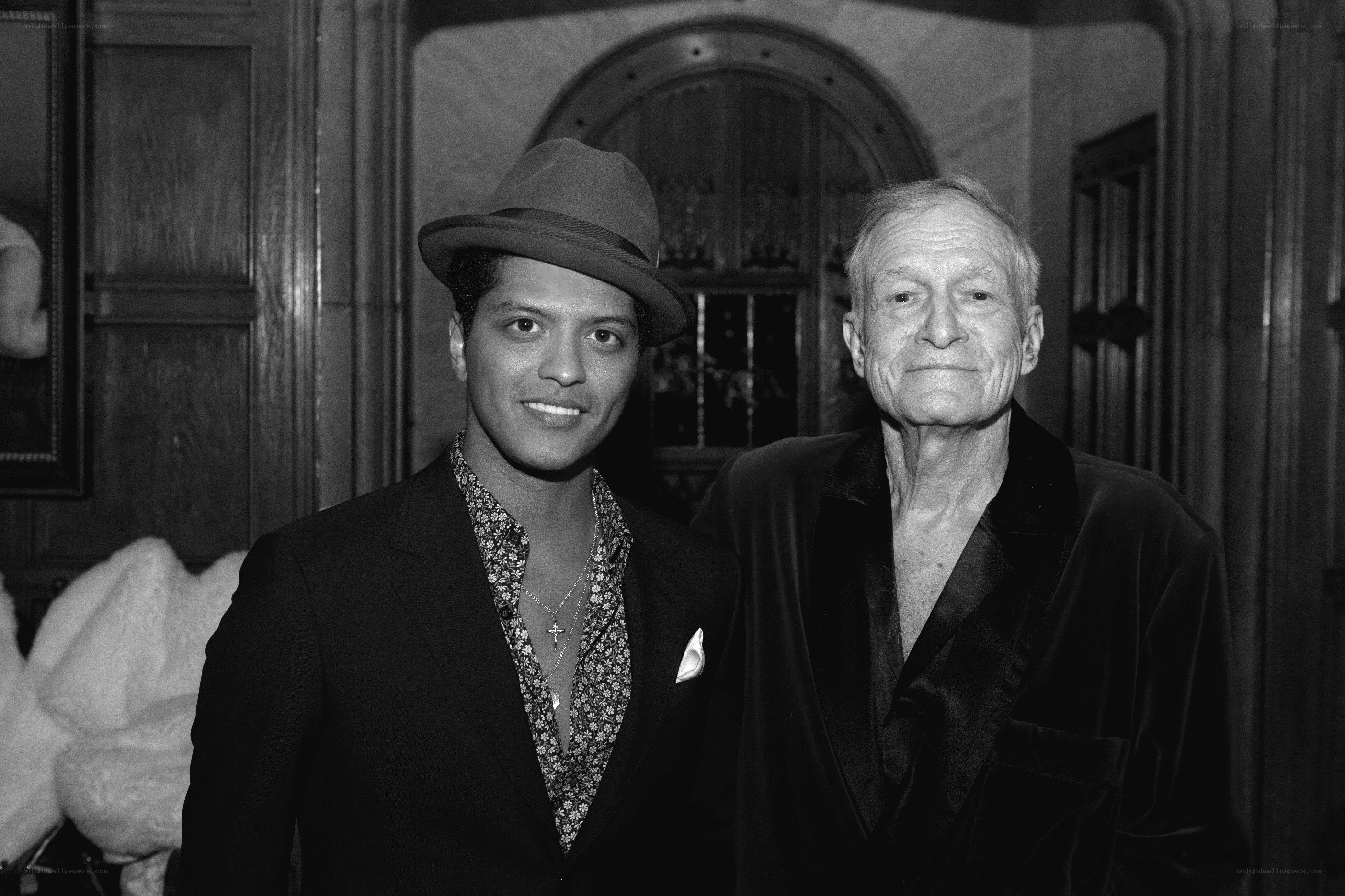 Two men posing together