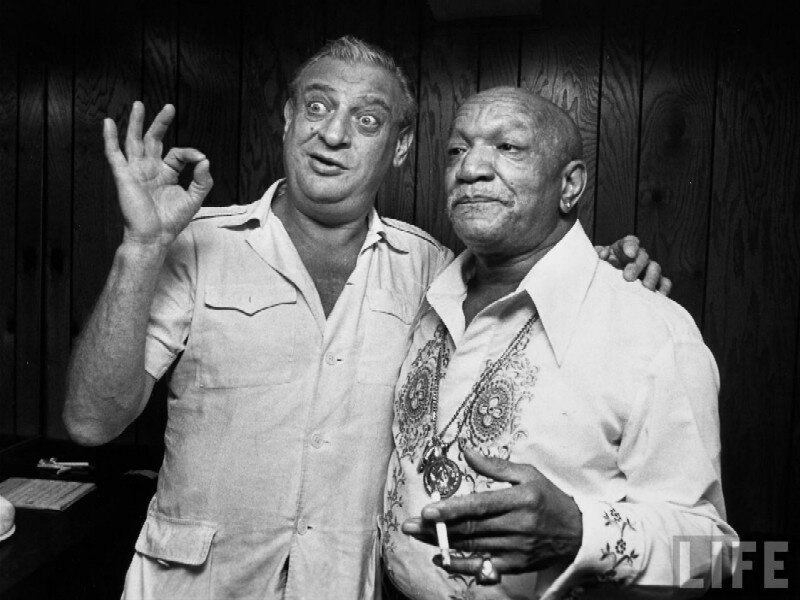 Two Men Posing Together — Black, Casual, Photograph