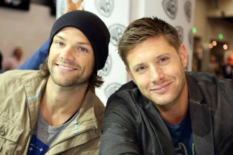 Two Men Posing Together — Black, Friendly
