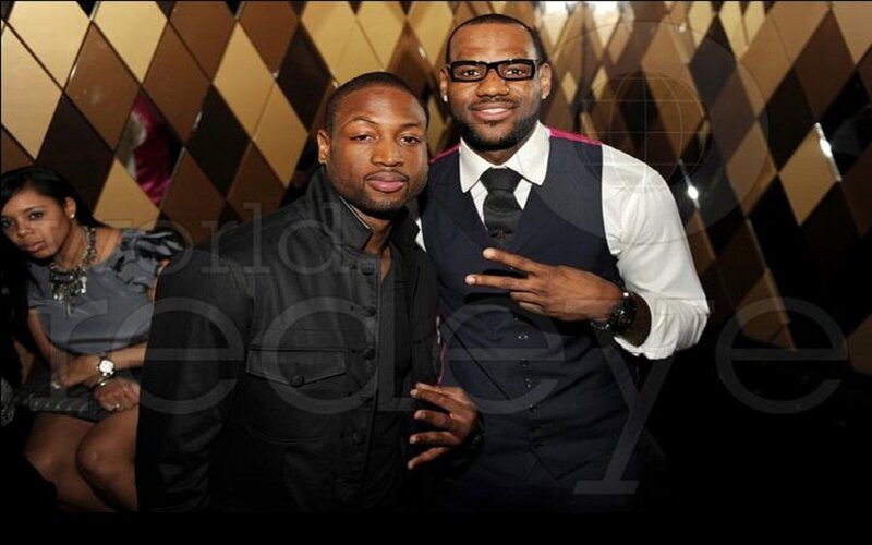 Two Men Posing Together — Black, Social