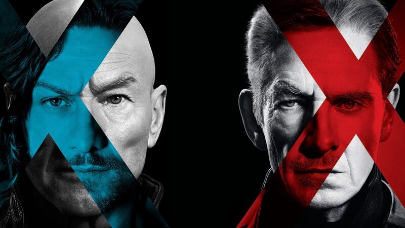 Two Men's Faces — Black, Dramatic, Photograph, Geometric Shapes