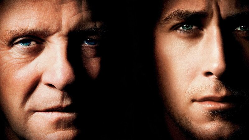Two Men's Faces — Black, Dramatic