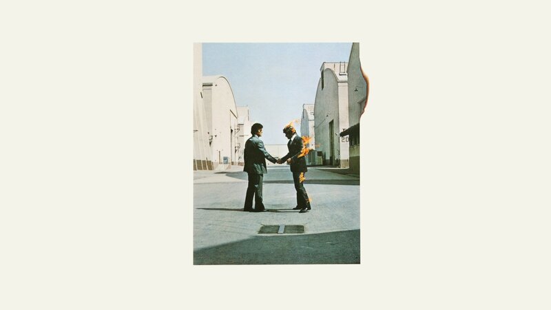 Two Men Shaking Hands — White
