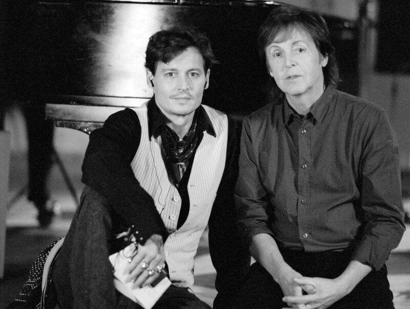 Two Men Sitting Together — Black, Neutral