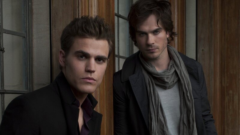 Two Men Standing — Black, Serious, Photograph, Scarf