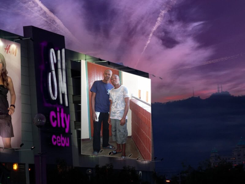 Two Men Standing