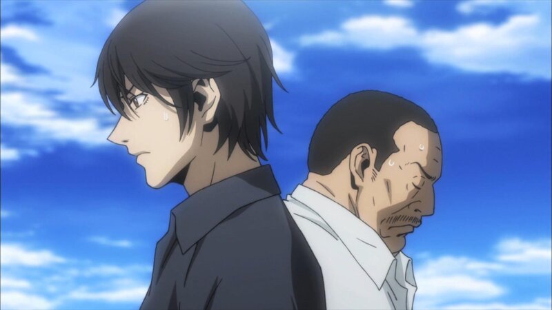 two men standing together