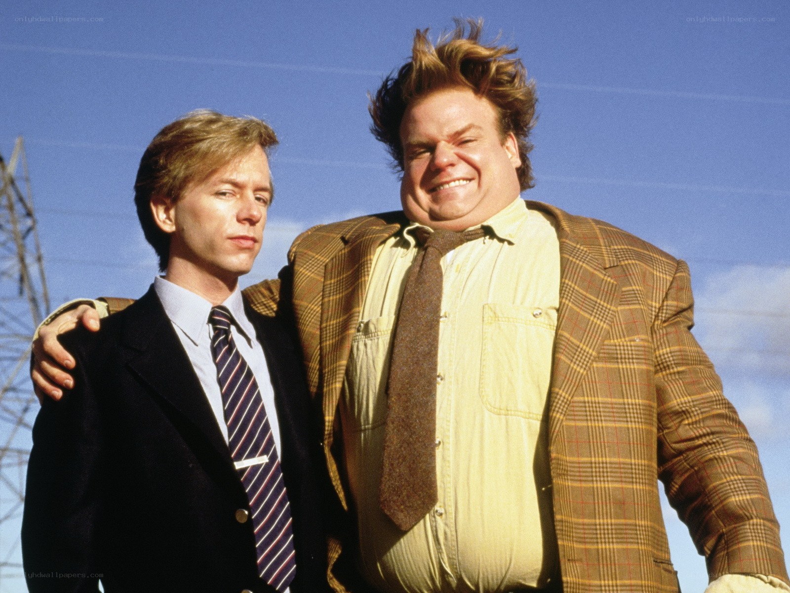 Two men standing together